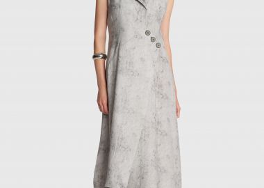 Φόρεμα μίντι αμάνικο - 5206634983367 -  - 