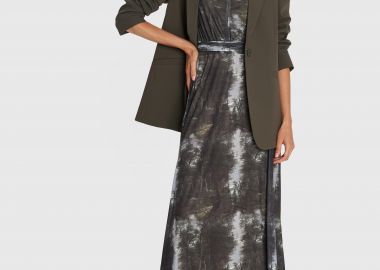 Φόρεμα μίντι διαφάνεια με print - 5206634984098 -  - 