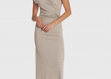 Φόρεμα μίντι εφαρμοστό - 5206634976666 -  - 