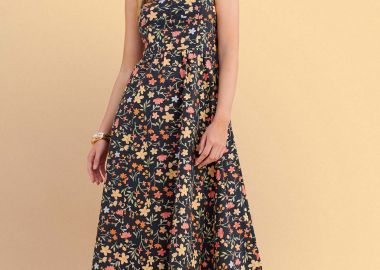 Φόρεμα μίντι φλοράλ - 5206179136907 -  - 