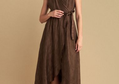 Φόρεμα μίντι κρουαζέ - 5206634971708 -  - 