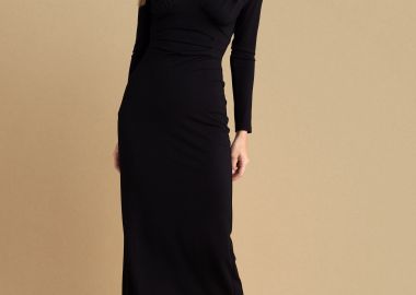 Φόρεμα μίντι με ιδιαίτερους ώμους - 5206179050920 -  - 