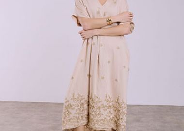 Φόρεμα μίντι με κεντήματα SQ7633.8275+3 - Celestino - 