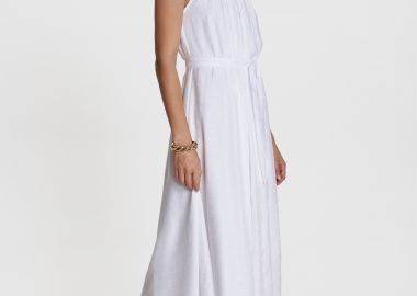 Φόρεμα μίντι μονόχρωμο - 5206634955555 -  - 