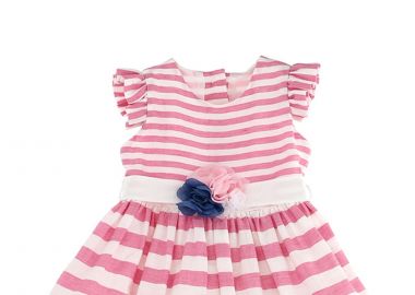 Φόρεμα Monnalisa Ριγέ Αμάνικο 315914 5313-9993 Κορίτσι - Monnalisa - 