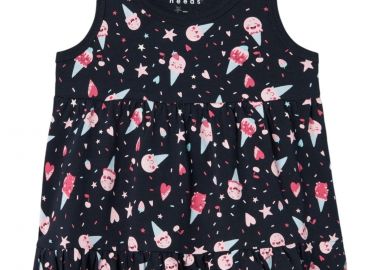 Φόρεμα Name It Nmfvigga Spencer 13228172-Dark Sapphire-Icecream Κορίτσι - Name It - 