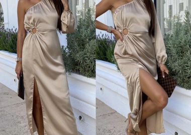 Φόρεμα Nerv Μπεζ - Amelie's - 