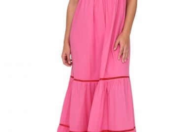 Φόρεμα Only Onldaisy Holly Strap Maxi Wvn 15319110-Giz Fizz- Viva Magenta Γυναικείο - Only - 