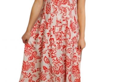 Φόρεμα Only Onlkiera Midi Ptm 15323870-Hibiscus Γυναικείο - Only - 