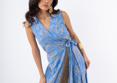 Φόρεμα OPEN Maxi Με Κρόσσια -  - 