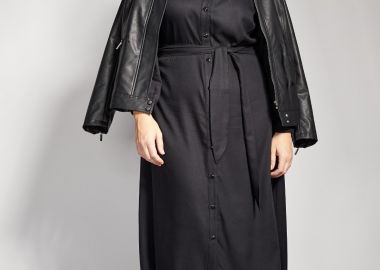 Φόρεμα σεμιζιέ με κεντήματα boho φλοράλ -  - 