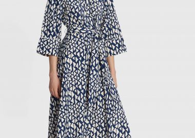 Φόρεμα σεμιζιέ με μοτίβα - 5206634930019 -  - 