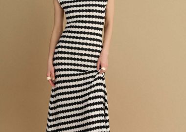 Φόρεμα σετ μακρύ πλεκτό - 5206634946874 -  - 