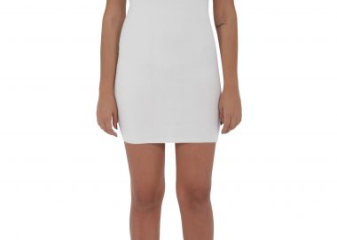 Φόρεμα Silvian Heach Basic PGA14034VE-WHITE Γυναικείο - Silvian Heach - 