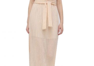 Φόρεμα Silvian Heach Mακρύ Mawile PGP22170VE-CREAM Γυναικείο - Silvian Heach - 