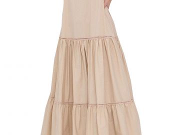 Φόρεμα Silvian Heach Μακρύ Undom PGP22196VE-SAND BRAZILIAN Γυναικείο - Silvian Heach - 