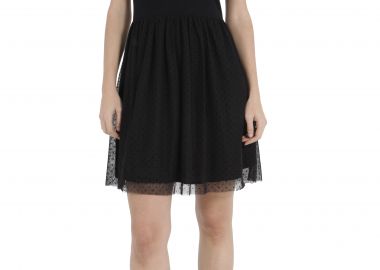 Φόρεμα Silvian Heach Με Τιράντες Χιαστί CVA14361VE-BLACK Γυναικείο - Silvian Heach - 