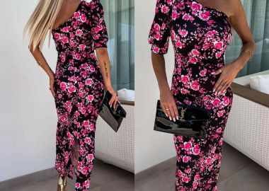 Φόρεμα Spring Flower Μαύρο - Amelie's - 