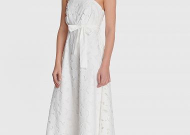 Φόρεμα στράπλες με δαντέλα - 5206634930767 -  - 