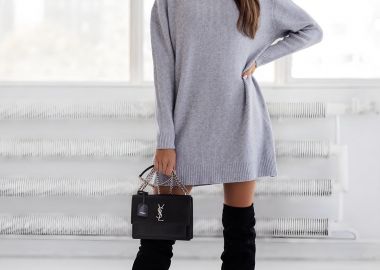 Φόρεμα Vigrez Γκρι - Amelie's - 