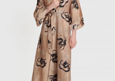 Φόρεμα wrap εμπριμέ - 5206634930408 -  - 