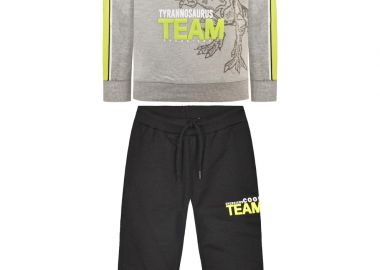 Φόρμα από αχνούδιαστο φούτερ - ΜΑΥΡΟ 12-223162-0 - 12-223162-0-2-etwn-mayro - energiers - 