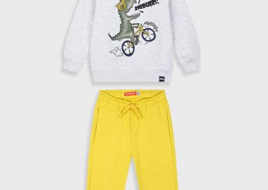 Φόρμα με τύπωμα για αγόρι - ΛΕΜΟΝΙ 12-225160-0-9 - energiers - 