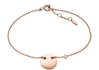 Fossil Classics Βραχιόλι από ανοξείδωτο ατσάλι Rose Gold JF02563791 - Fossil Jewellery - 