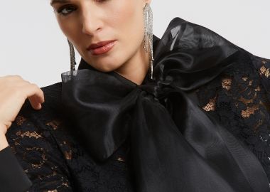 Φουλάρι από organza - MAT FASHION - 