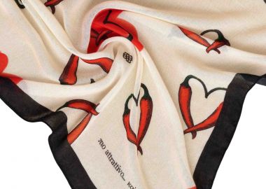 Φουλάρι Attrattivo Με Καρδιές 9J23533-MULTICOLOR Γυναικείο - Attrattivo - 