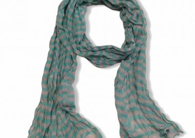 φουλάρι Spring stripe light green - PerfectDress.gr - 