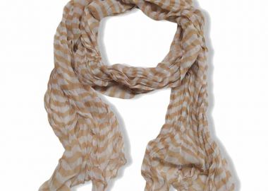 φουλάρι Spring stripe sand - PerfectDress.gr - 