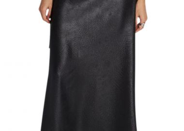 Φούστα Ale Μακριά Μονόχρωμη 8921623-BLACK Γυναικείο - Ale - 