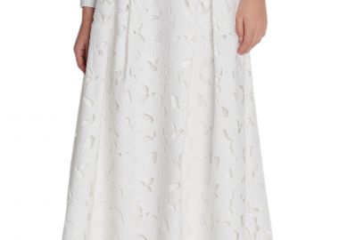 Φούστα Ale Μάξι Με Δαντέλα 8920761-WHITE Γυναικείο - Ale - 