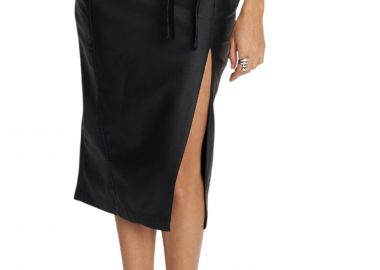 Φούστα Ale Με Ζώνη 8921743-BLACK Γυναικείο - Ale - 