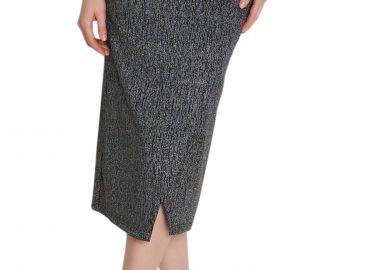 Φούστα Ale Μίντι Lurex 82267520-SILVER Γυναικείο - Ale - 