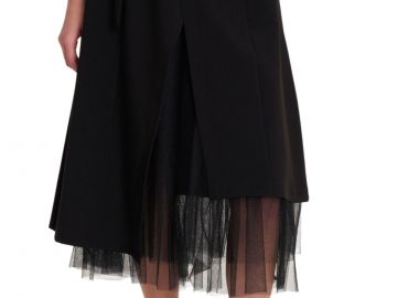 Φούστα Ale Μίντι Με Τούλι 8921908-BLACK Γυναικείο - Ale - 