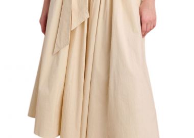 Φούστα Attrattivo Μακριά Με Ζώνη 9920685-VANILLA Γυναικείο - Attrattivo - 