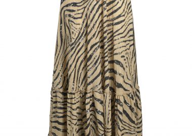 Φούστα BLE Animal Print Maxi Με Βολάν -  - 