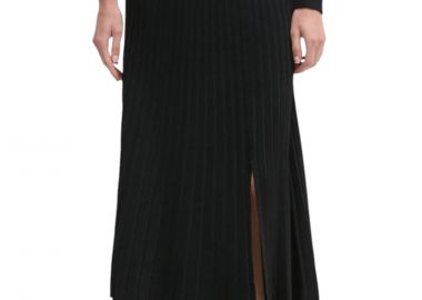 Φούστα DKNY Ribb Maxi Πλεκτή P4JRAT77-BLK Γυναικείο - DKNY - 