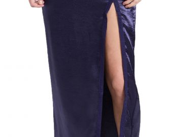 Φούστα Free People Dakota Satin Midi OB1621441-Navy Γυναικείο - Free People - 