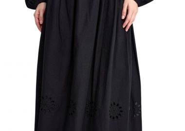 Φούστα Funky Buddha Με Διάτρητο Κεντημένο Μοτίβο FBL013-119-14-BLACK Γυναικείο - Funky Buddha - 