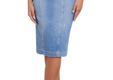 Φούστα Guess Emma Longuette W4YD45D5DD5-OTSI-ON THE SIDE Γυναικείο - Guess - 