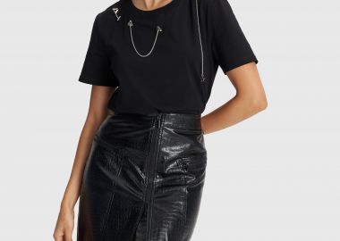 Φούστα κοντή δερματίνη - 5206179024600 -  - 