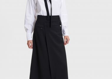 Φούστα μακριά ασύμμετρη σχεδιαστική - 5206634912015 -  - 