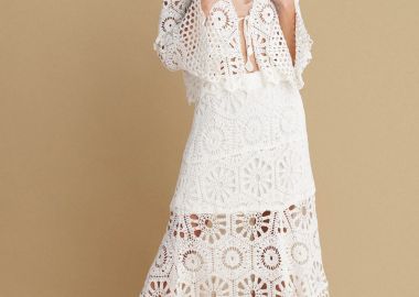 Φούστα μακριά διάτρητη κεντητή - 5206634947765 -  - 