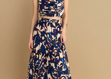 Φούστα μακριά εμπριμέ - 5206634957269 -  - 