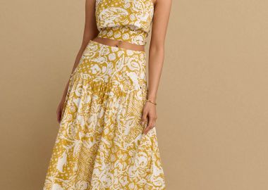 Φούστα μακριά εμπριμέ - 5206634958747 -  - 