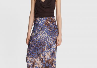 Φούστα μακριά με animal print - 5206634897848 -  - 