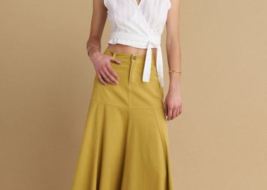 Φούστα μακριά με ραφές - 5206179018562 -  - 